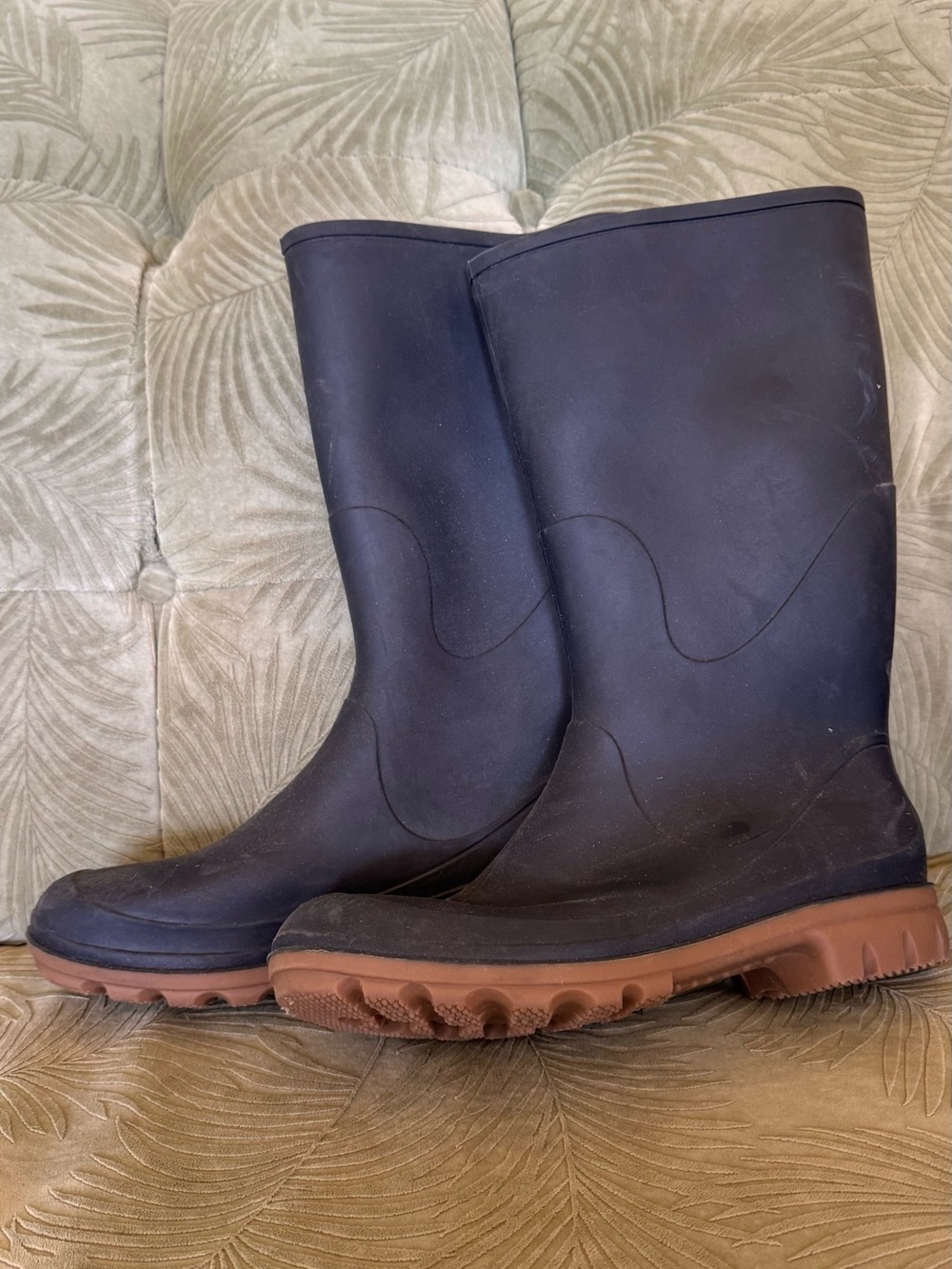 Kamik rain boots dark blue - new